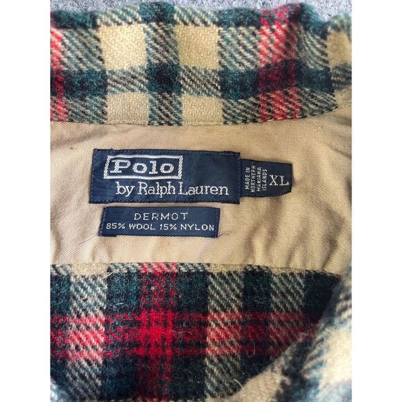 Polo Ralph Lauren Dermot Plaid Wool-Nylon Shacket Shirt XL - Picture 4 of 8